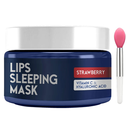 Leppesovemaske med hyaluronsyre Vitamin C Nourish Hydrate Balm Strawberry