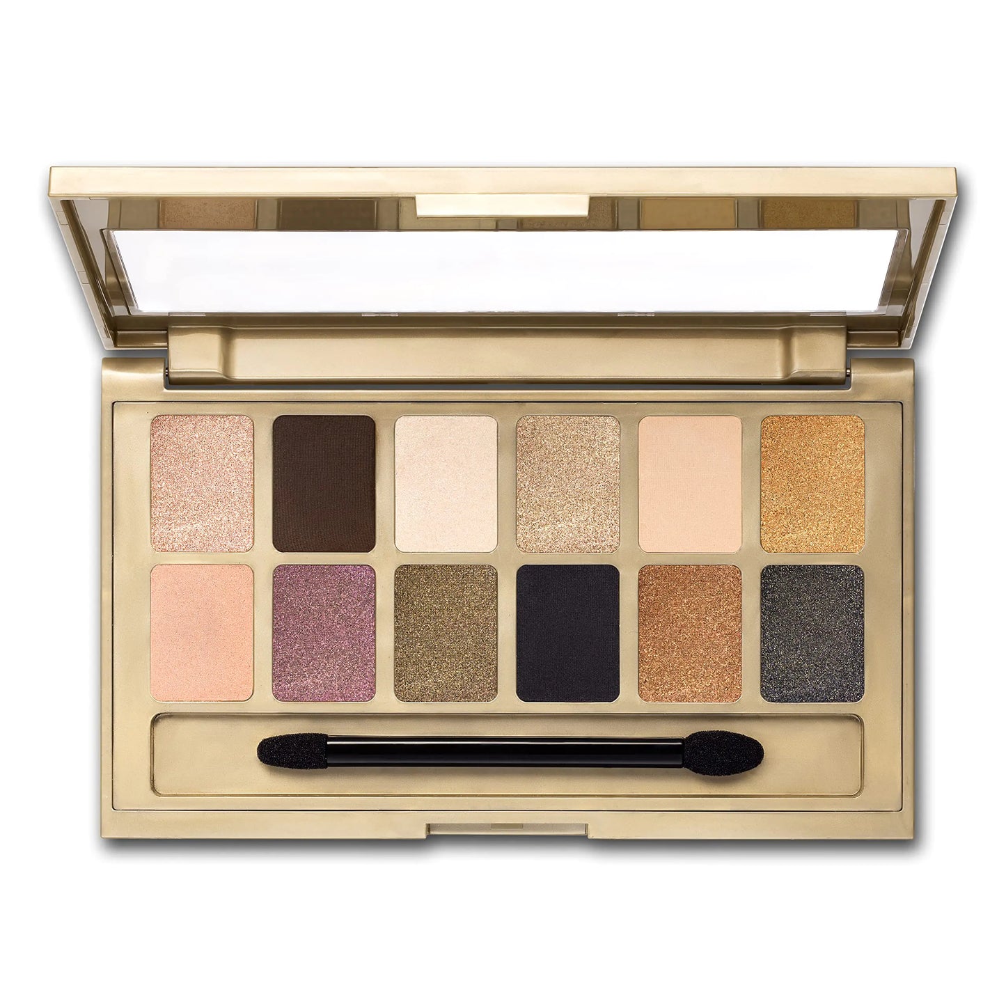 Maybelline The 24K Nudes Gold Eyeshadow Palette Makeup, 12 Pigmented Matte & Shimmer Shades, Blendable Powder, 1 Count