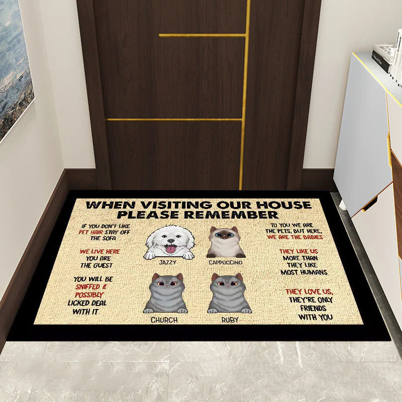 Cartoon Pet Non-Slip Bath Mat