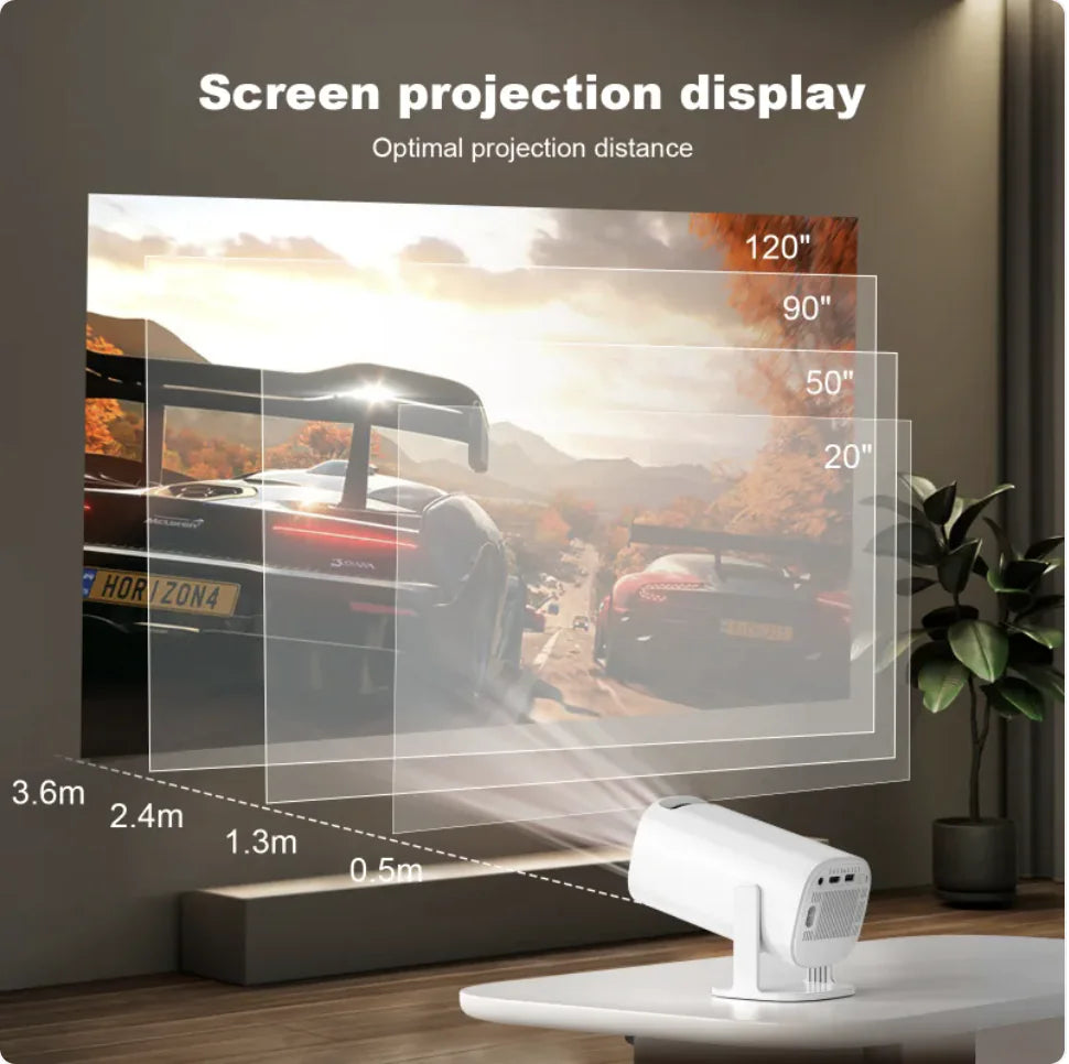 Proyector portátil 4K para el hogar