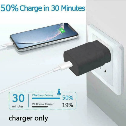 Cargador superrápido de 25 W, tipo USB-C, cable de 3 metros para Samsung Galaxy S23, S22, S21 y S20