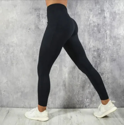 Sports Yoga Leggings med høy midje