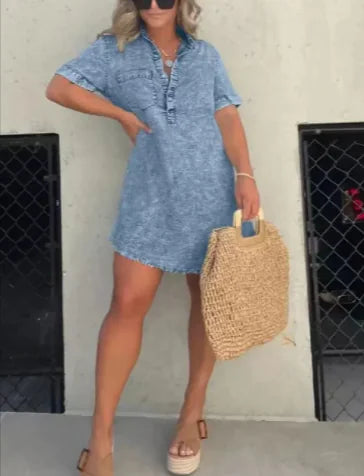 Vestido casual cómodo para mujer