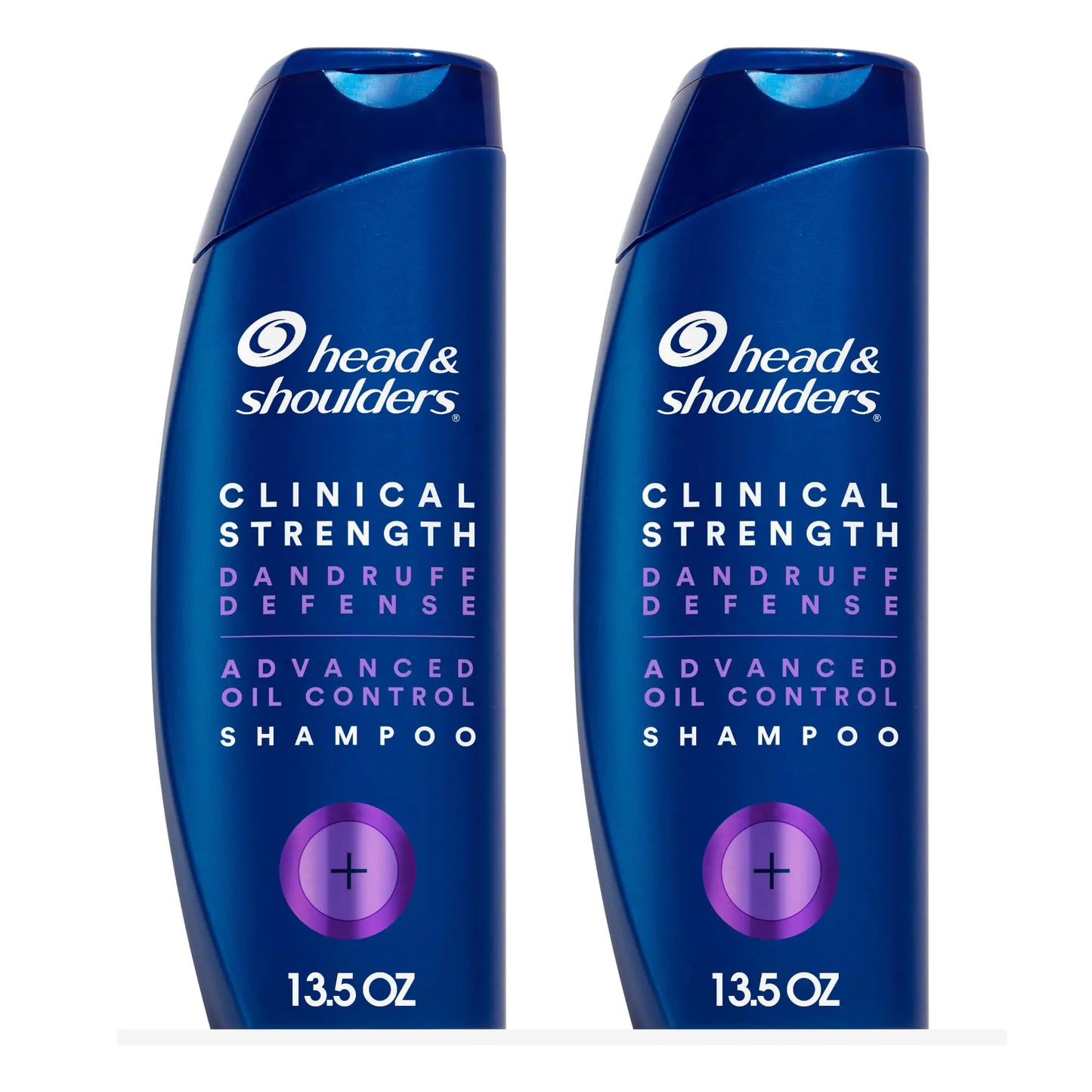 Head & Shoulders Clinical Dandruff Shampoo Twin Pack, Advanced Oil & Flake Control, Selenium Sulfide for Seborrheic Dermatitis Relief, Prescription Strength Scalp Care, Refreshing Citrus, 13.5 Oz Each Advanced Oil Control – Refreshing Citrus