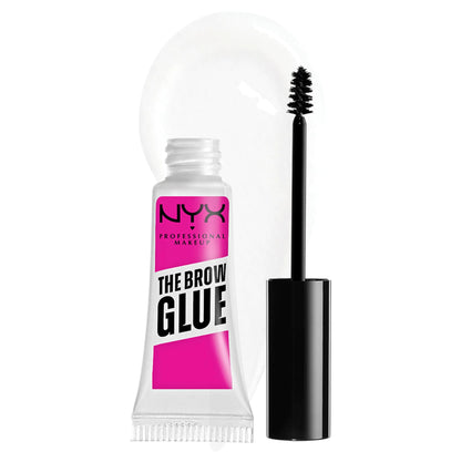 NYX PROFESSIONAL MAKEUP The Brow Glue, Extreme Holding Eyebrow Gel - Clear 01 Clear 1 Count (1 tk)