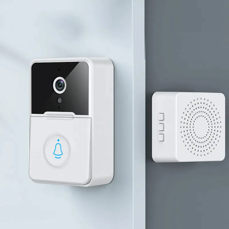 Timbre de seguridad inalámbrico inteligente con WiFi, intercomunicador, cámara de video, timbre para puerta