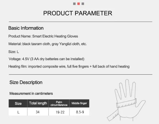 Guantes calefactores con pantalla táctil recargables