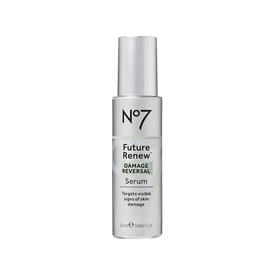 No7 Future Renew Damage Reversal Serum - Anti-aldring ansiktsserum for glødende hud - Hyaluronsyre + Niacinamid for Reversering av solskader - Dermatologgodkjent, sensitiv hud egnet (0,84 Fl Oz) 0,84 Fl Oz (pakke med 1)