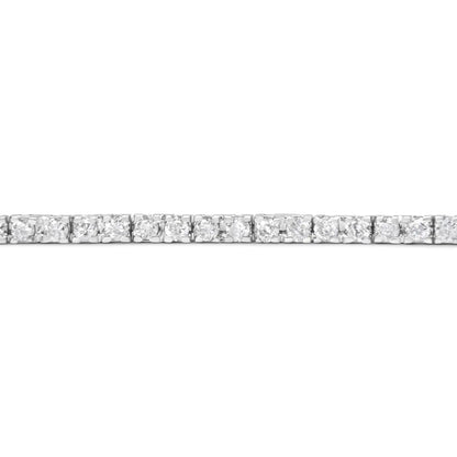 10K White Gold 2.0 Cttw Prong Set Round-Cut 7.25" Classic Lab Grown Diamond Tennis Bracelet (G-H Color, VS2-SI1 Clarity)