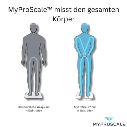 Smart Body Fat Scale: 8 Electrodes