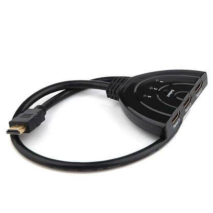 Cable divisor HDMI de 3 puertos 1080/4K, adaptador de concentrador para HDTV, PS4 y Xbox