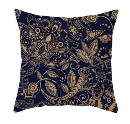 Funda de almohada suave con diseño de mandala para sofá