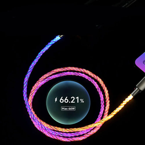 Cable de datos luminoso RGB