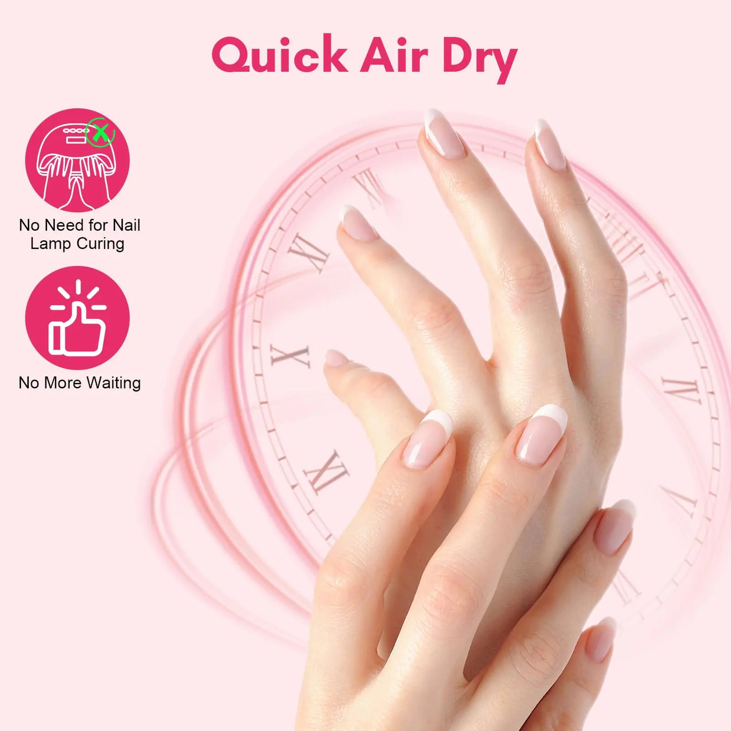 Makartt Quick Nail Glue for Press on Nails: Acrylic Nail Tips-Fake Nails-Salon Quality Strong Brush On Nail Glue-Quick Dry Easy Application No Need for Nail Lamp Durable & Long-Lasting 7ML 2Pcs 0.23 Fl Oz (Pack of 2)