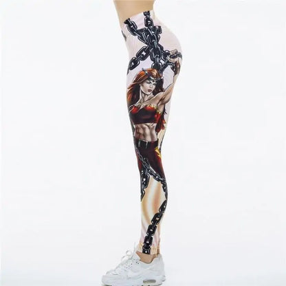 Leggings con estampado V-Taper Power She Warrior