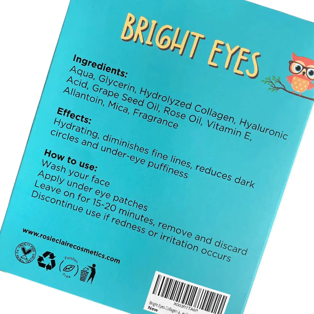 Parches de colágeno y ácido hialurónico para el contorno de ojos Bright Eyes