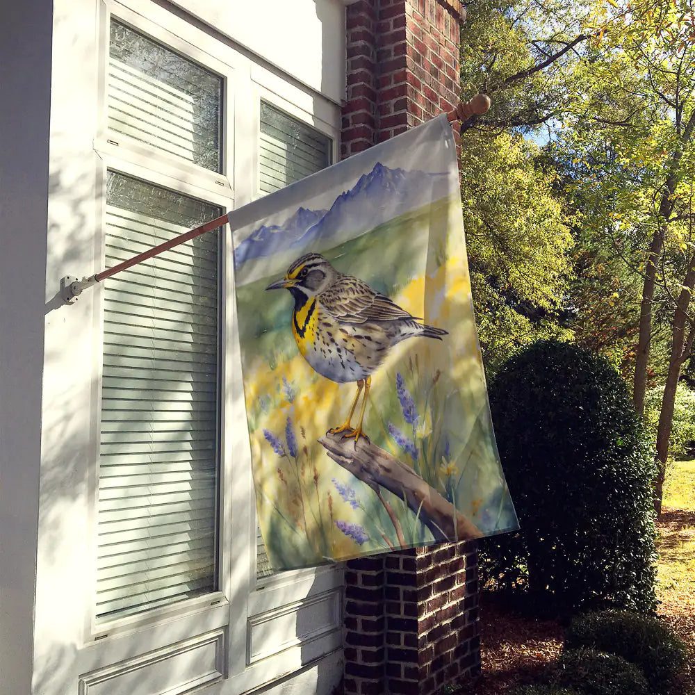 Wyoming Western Meadowlark House Flag