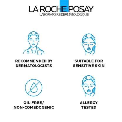 La Roche-Posay Hyalu B5 rent hyaluronsyreserum for ansikt, med vitamin B5, antialdringsserum for fine linjer og rynker, fuktighetsgivende serum for å fylle og reparere tørr hud, trygt på sensitiv hud 1 Fl Oz (pakke med 1) 