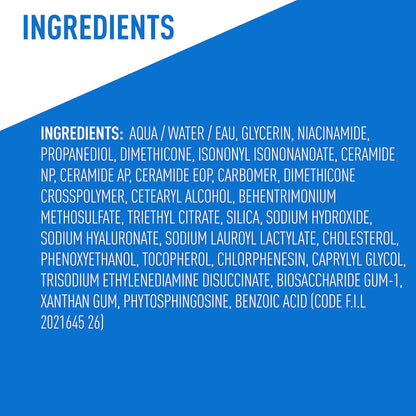 CeraVe Ultra-Light Moisturizing Gel | Hydrating Gel Face Moisturizer with Ceramides, Niacinamide, Hyaluronic Acid | Fragrance Free | Oil-Free | Weightless Mattifying Moisturizer | 1.75 FL Oz