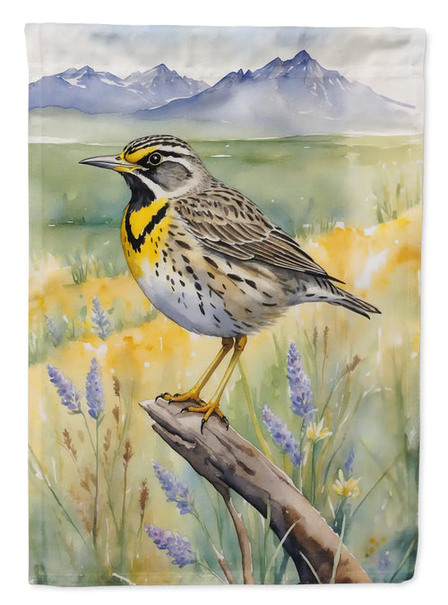 Wyoming Western Meadowlark Garden Flag