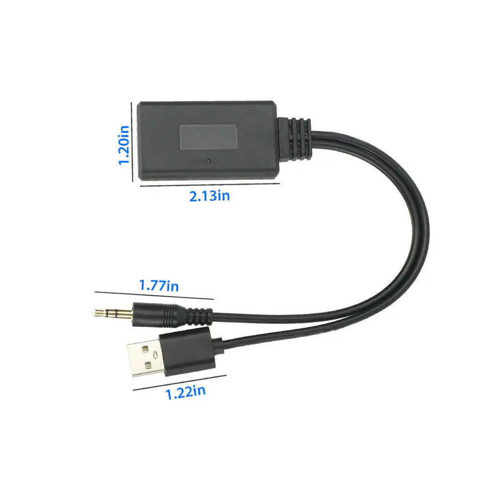 2 合 1 USB 蓝牙 5.0 发射器接收器适配器无线适用于 PC 车载套件