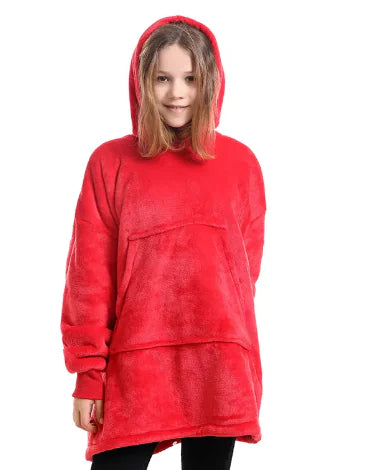 Women's Hooded Pullover Sweater Blanket