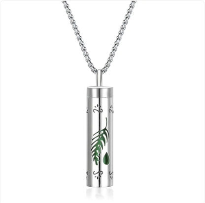 316L Stainless Steel Perfume Oil Diffuser Necklace