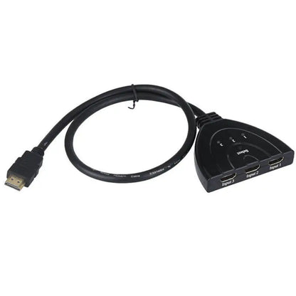 Cable divisor HDMI de 3 puertos 1080/4K, adaptador de concentrador para HDTV, PS4 y Xbox