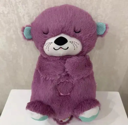 Urso de Pelúcia Companheiro de Sono para Bebês com Música e Luz