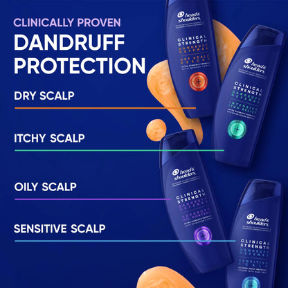 Head & Shoulders Clinical Dandruff Shampoo Twin Pack, Advanced Oil & Flake Control, Selenium Sulfide for Seborrheic Dermatitis Relief, Prescription Strength Scalp Care, Refreshing Citrus, 13.5 Oz Each Advanced Oil Control – Refreshing Citrus