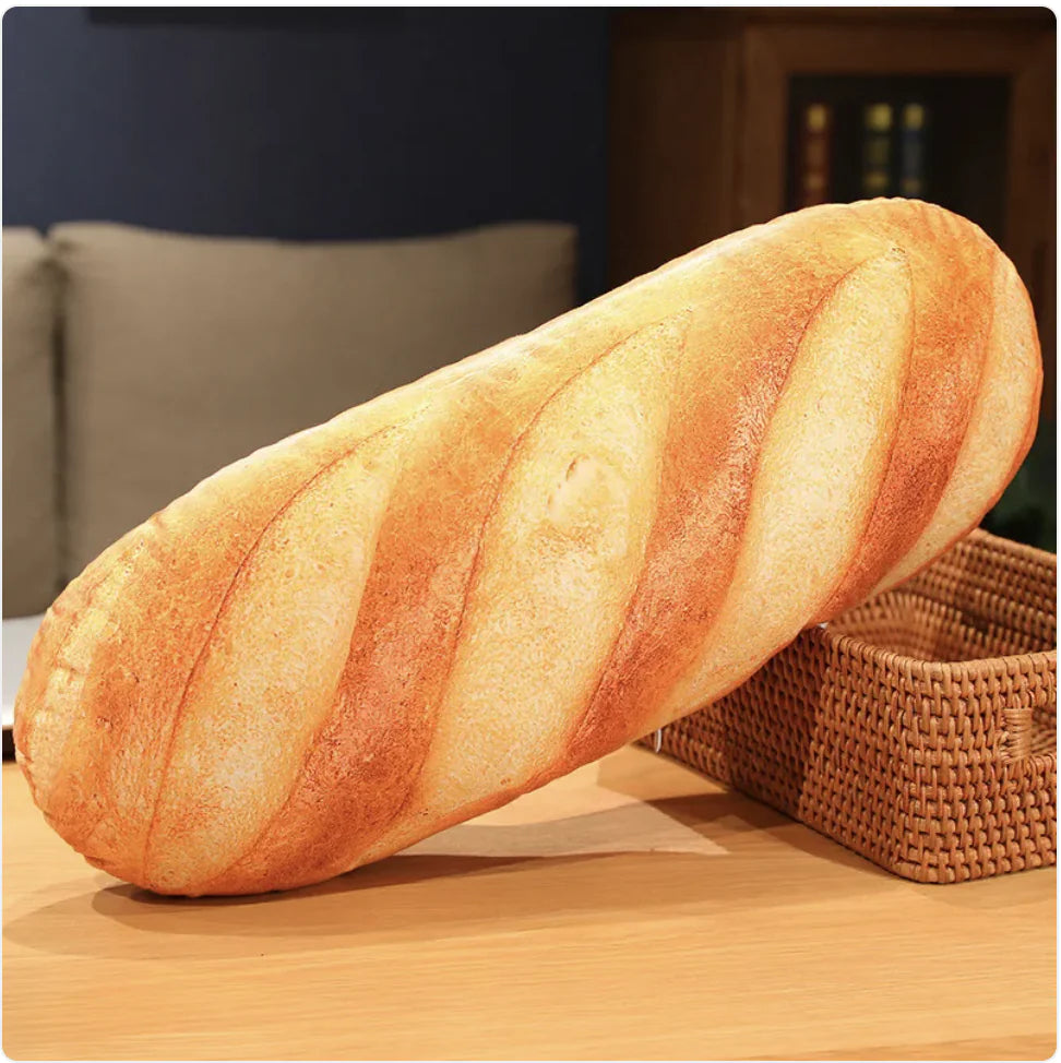 Soft Plush Bread Pillow Toy