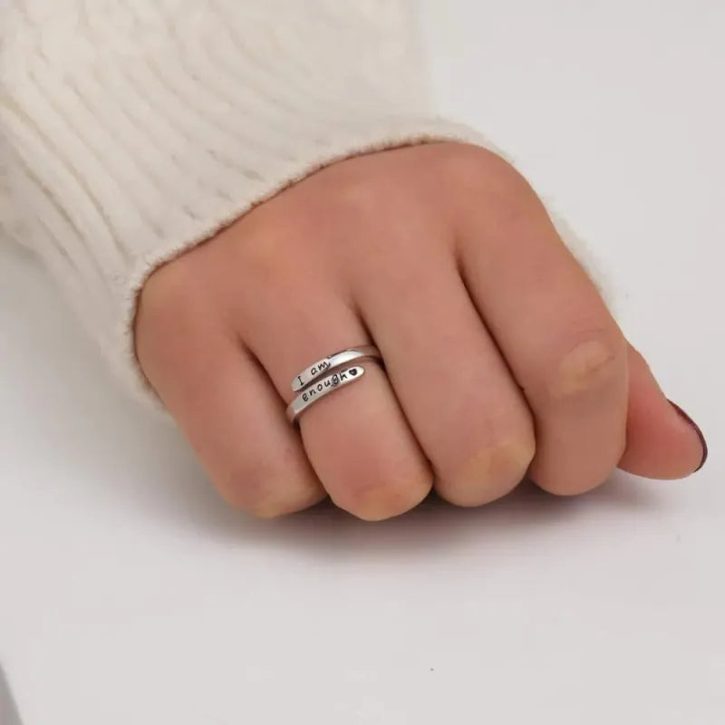 Engraved Adjustable Ring