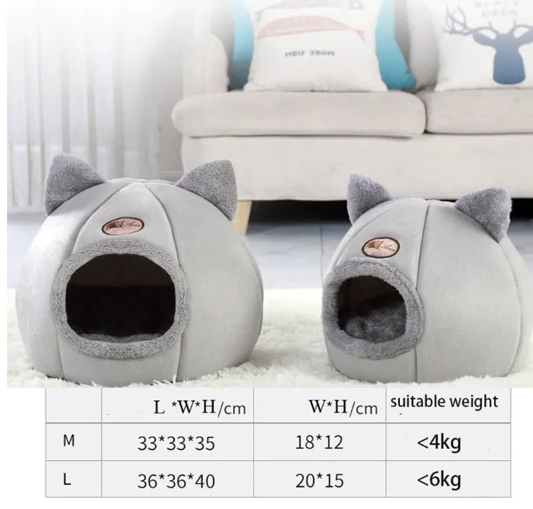 CozyNest Large Winter Cat Sofa Bed