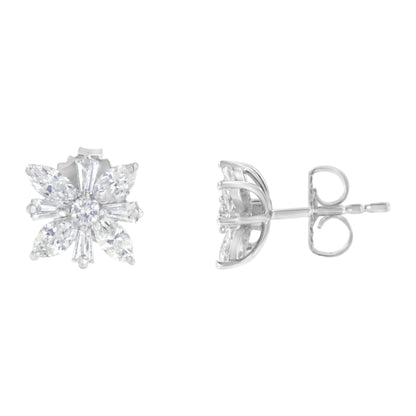 14K White Gold 1 1/4 cttw Diamond Stud Earring (H-I, SI1-SI2)