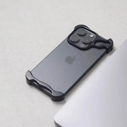 Luxury Irregular Metal Shockproof Cover For Iphone