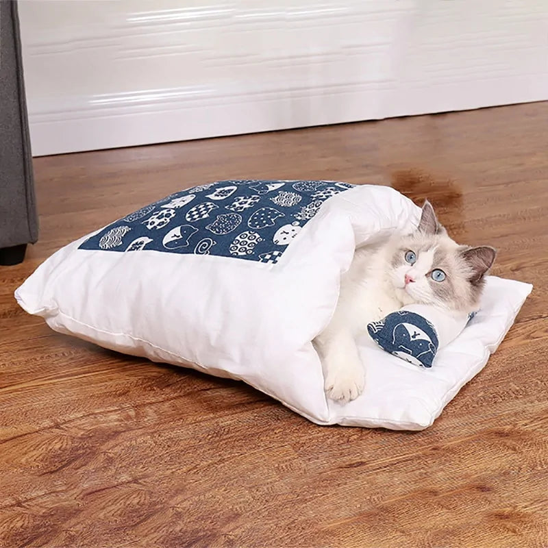 Cama extraíble para mascotas Ya sea que su mascota sea un gato pequeño o un perro grande, esta cama es adecuada para mascotas de todos los tamaños.