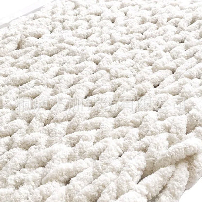 Weighted Knitted Wool Blanket