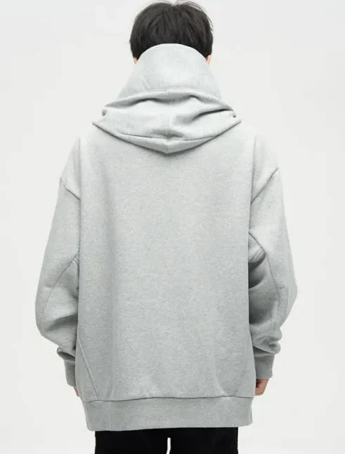 High Street Heavy Fleece-lined Thickened Hooded Sweatshirt