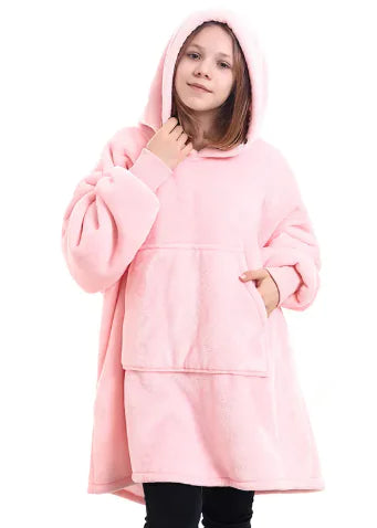 Women's Hooded Pullover Sweater Blanket