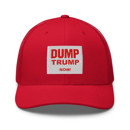 DUMP TRUMP NOW! Retro Trucker Hat