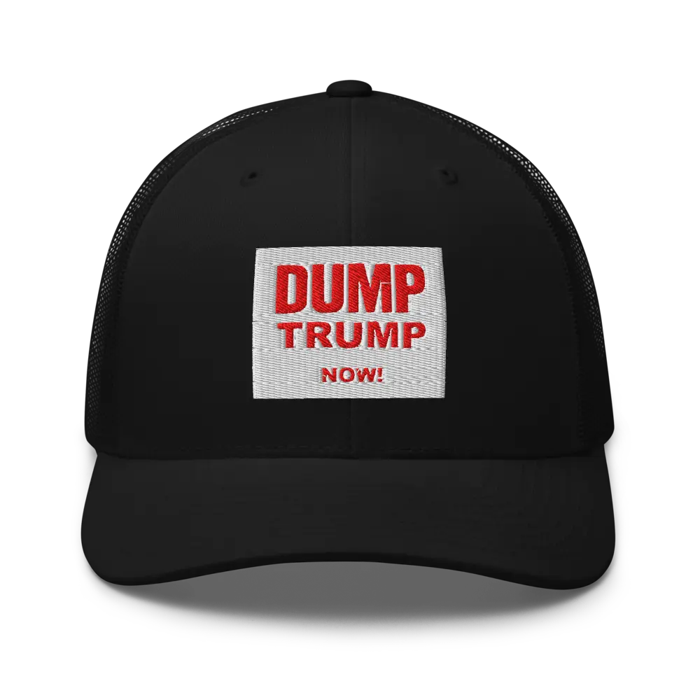 DUMP TRUMP NOW! Retro Trucker Hat