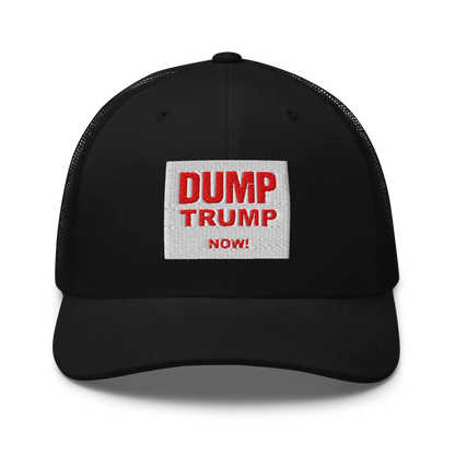 DUMP TRUMP NOW! Retro Trucker Hat