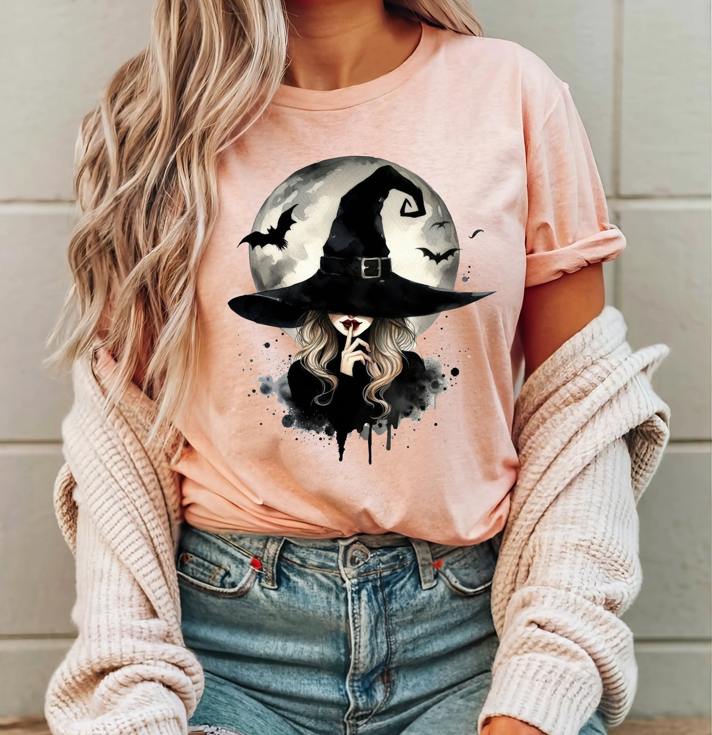 Camisa de bruja, camisa de bruja de Halloween