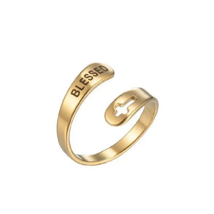 Engraved Adjustable Ring