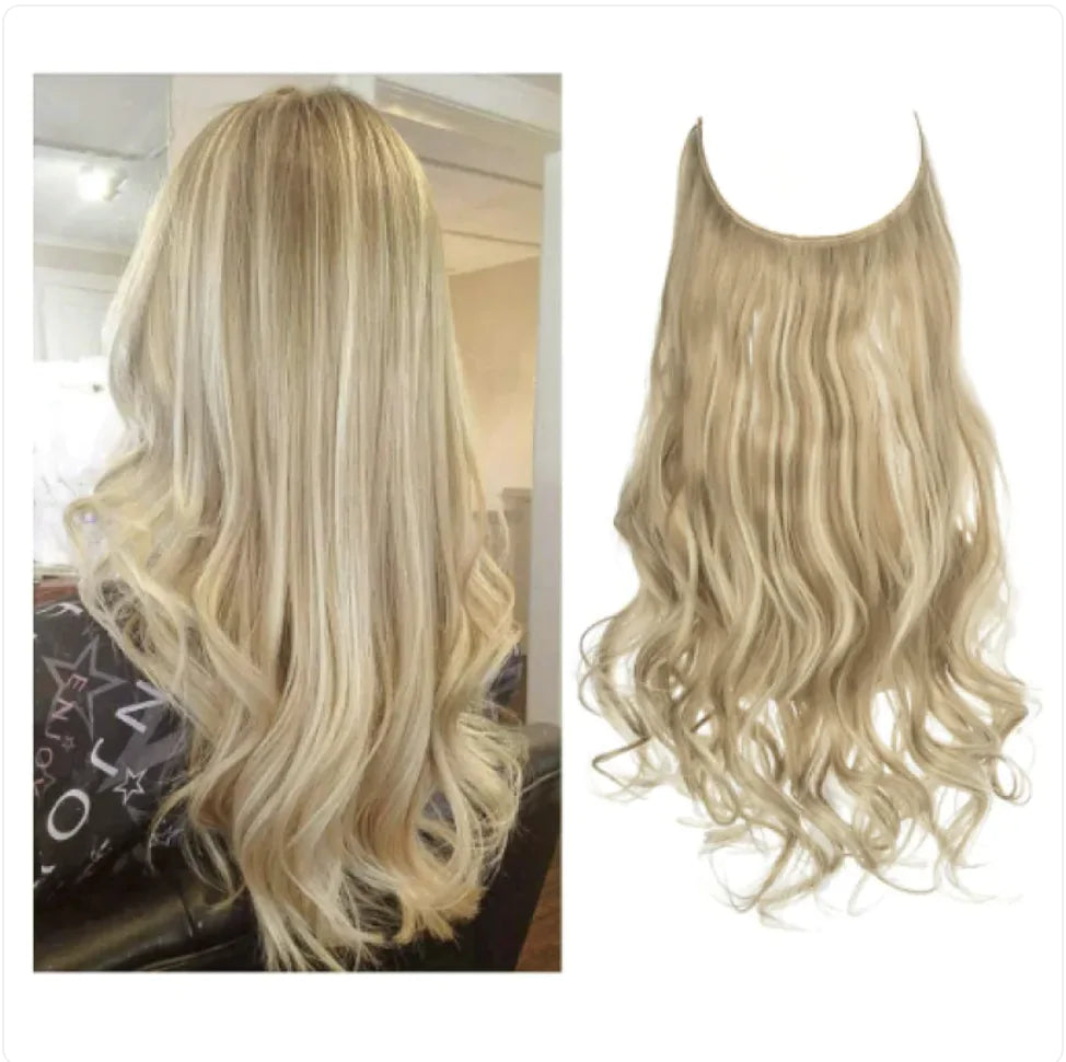 Long Curly High-Temperature Fiber Wig Set