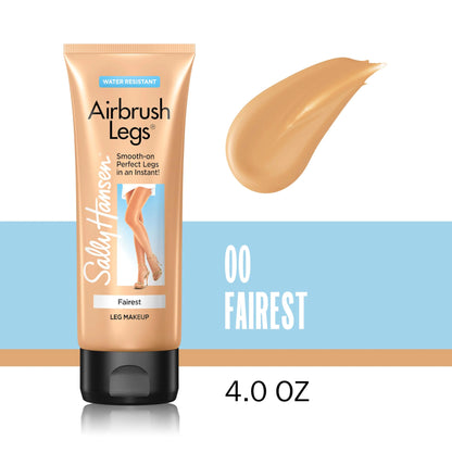 Maquillaje para piernas Sally Hansen Airbrush Legs®, de fácil aplicación, para piernas impecables, resistente al agua, loción a prueba de transferencia, 113 g (paquete de 1)