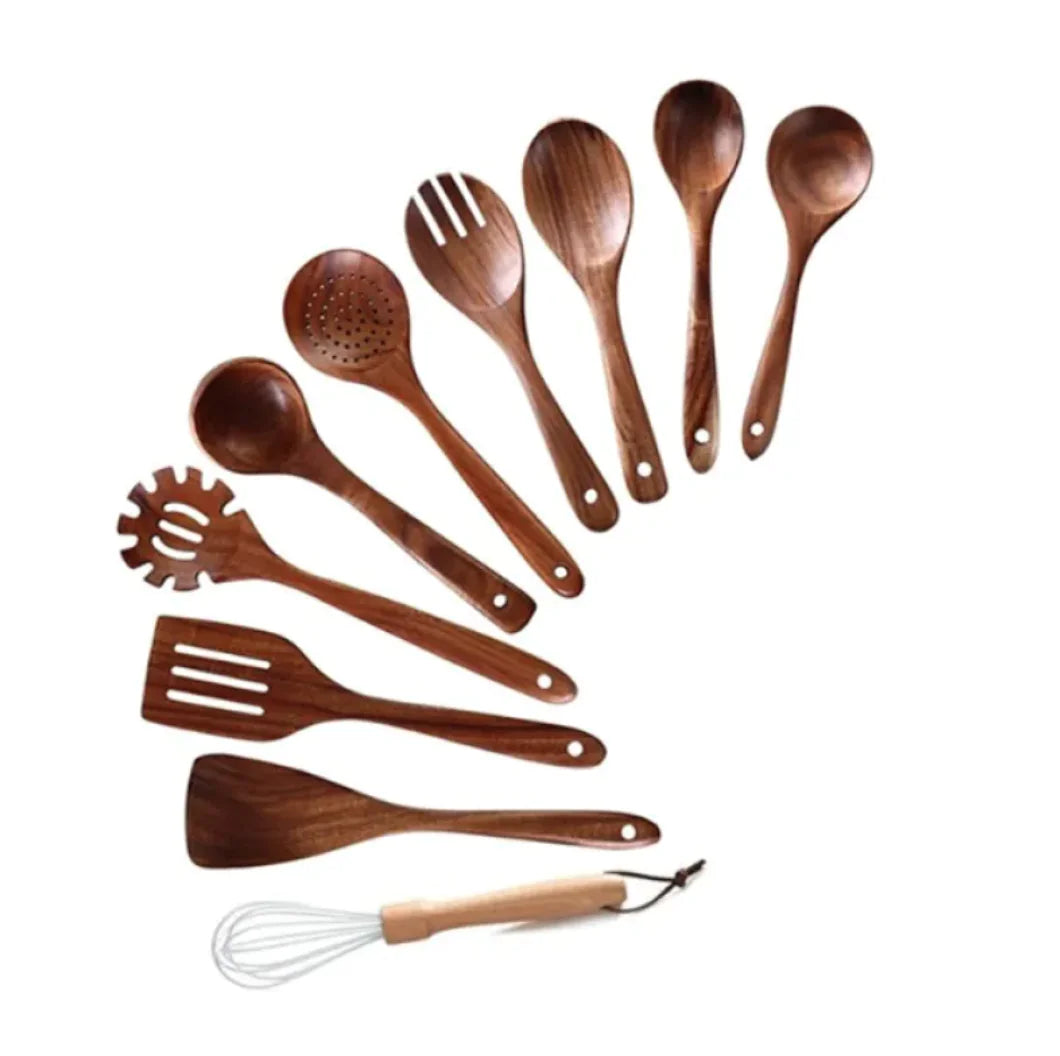 Acacia  HejK  Wood Cooking Spatula Set