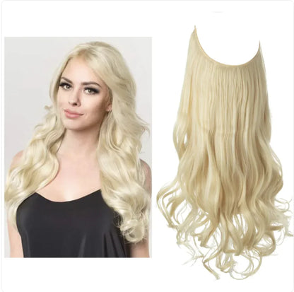 Long Curly High-Temperature Fiber Wig Set