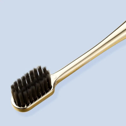 Gold-Plated Soft-Bristle Toothbrush