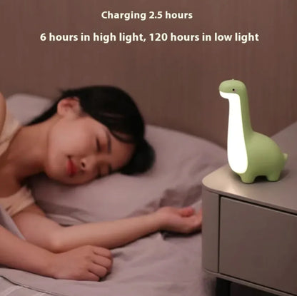 Luz nocturna de dinosaurio El brillo suave y delicado de la luz LED proporciona un ambiente reconfortante para tu pequeño mientras se queda dormido.